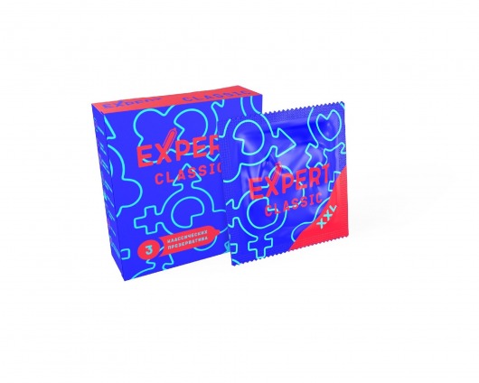 Презервативы увеличенного размера Expert Classic XXL - 3 шт. - Expert - купить с доставкой в Новошахтинске