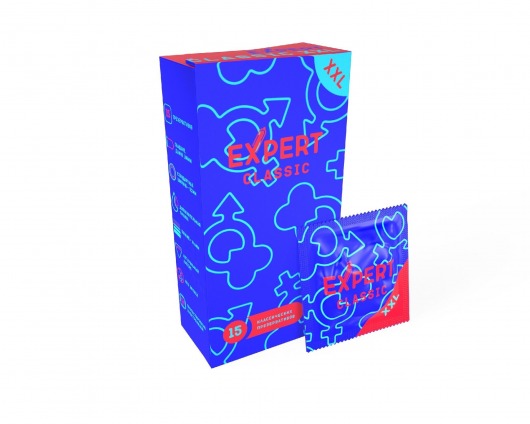 Презервативы увеличенного размера Expert Classic XXL - 15 шт. - Expert - купить с доставкой в Новошахтинске