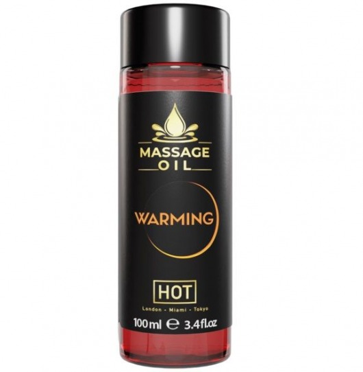 Массажное масло с согревающим эффектом Massage Oil Warming - 100 мл. - HOT - купить с доставкой в Новошахтинске