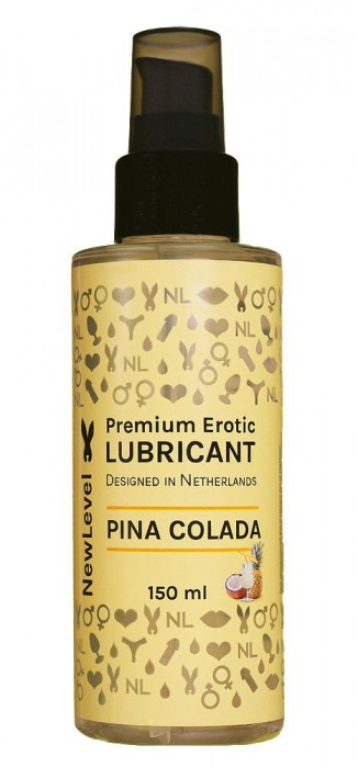Ароматизированный лубрикант на водной основе NewLevel Pina Colada - 150 мл. - NewLevel - купить с доставкой в Новошахтинске