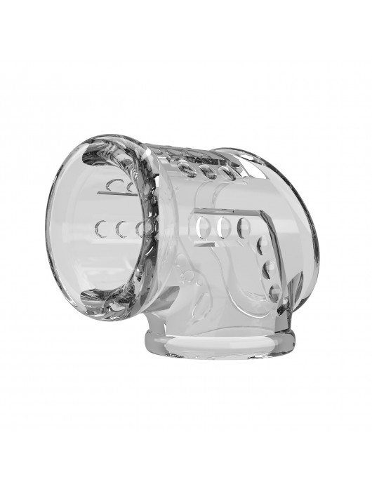 Прозрачная насадка на пенис и мошонку - Baile - в Новошахтинске купить с доставкой