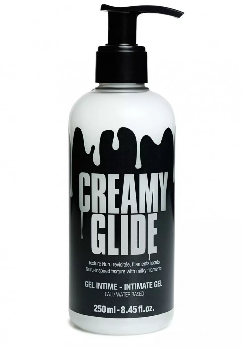 Лубрикант на водной основе Creamy Glide с консистенцией спермы - 250 мл. - Strap-on-me - купить с доставкой в Новошахтинске