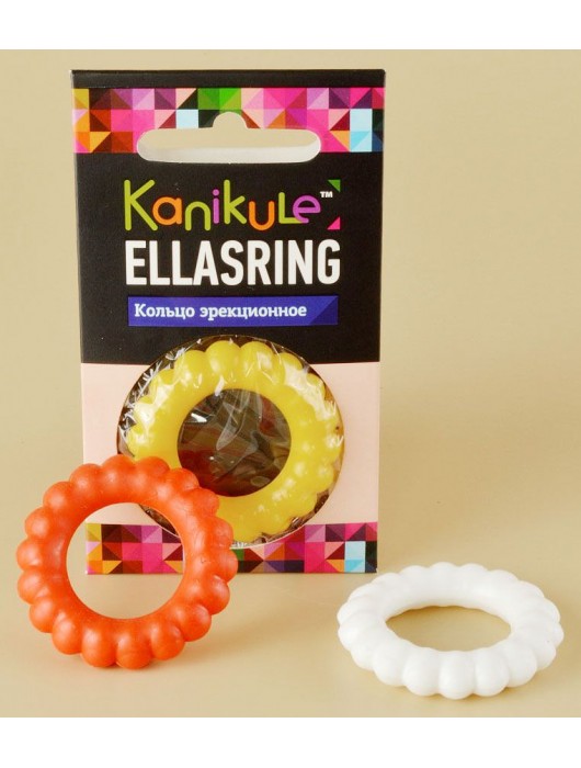 Цветное рельефное эрекционное кольцо Ellasring - Sitabella - в Новошахтинске купить с доставкой