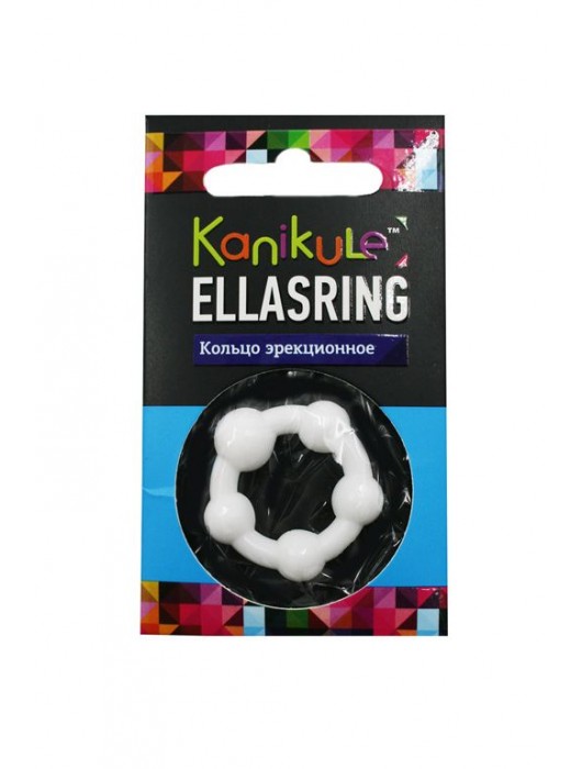 Цветное эрекционное кольцо с шариками Ellasring - Sitabella - в Новошахтинске купить с доставкой