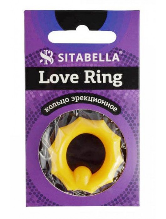 Цветное эрекционное кольцо Love Ring - Sitabella - в Новошахтинске купить с доставкой
