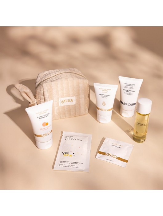 Набор YESforLOV La Trousse Enchantée в бежевой косметичке - YESforLOV - купить с доставкой в Новошахтинске