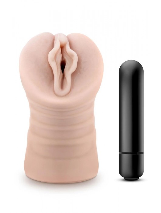 Телесный мастурбатор-вагина Destini - Blush Novelties - в Новошахтинске купить с доставкой