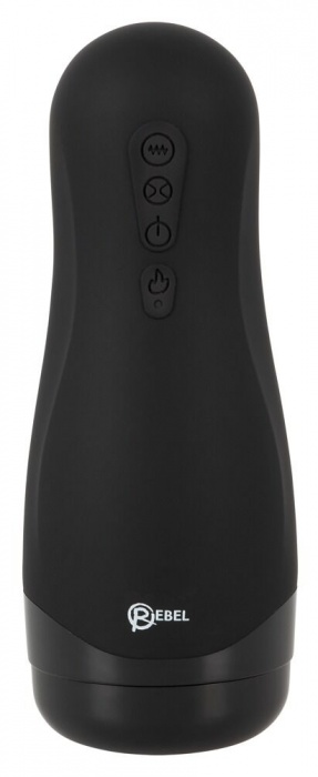 Черный вибромастурбатор с подогревом Masturbator with 3 Functions - Orion - в Новошахтинске купить с доставкой