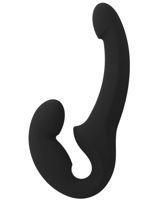 Черный безремневой страпон Share Lite - Fun Factory - купить с доставкой в Новошахтинске