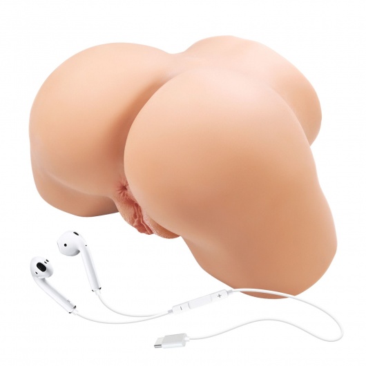 Телесный мастурбатор Olivia с 2 любовными отверстиями - Baile - в Новошахтинске купить с доставкой