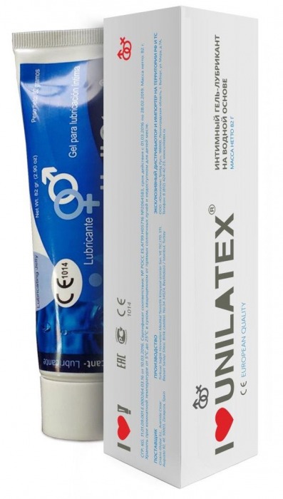 Лубрикант на водной основе Unilatex Gel - 80 мл. - Unilatex - купить с доставкой в Новошахтинске