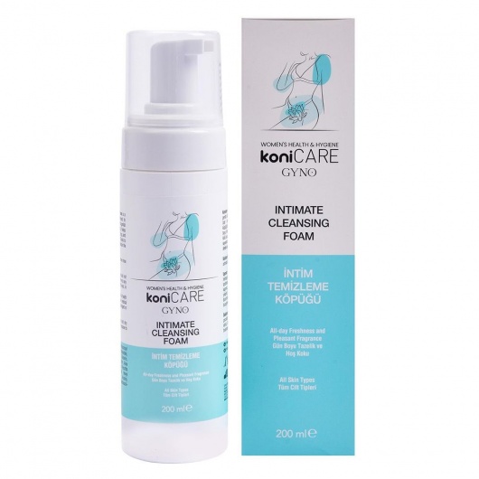 Пенка для интимной гигиены Konicare Gyno Intimate Cleasing Foam - 200 мл. - JoyDrops - купить с доставкой в Новошахтинске