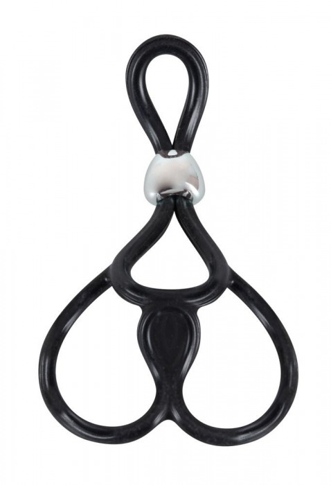 Лассо с подхватом мошонки Triple Ball-und Cockring - Orion - в Новошахтинске купить с доставкой