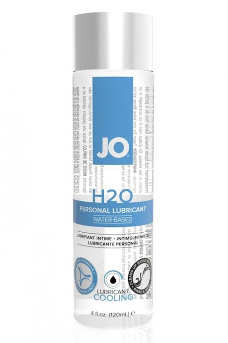Охлаждающий лубрикант на водной основе JO Personal Lubricant H2O COOLING - 120 мл. - System JO - купить с доставкой в Новошахтинске