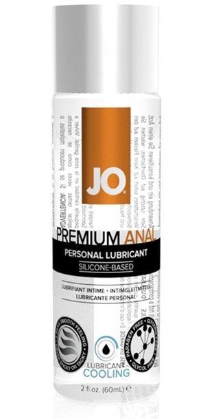 Анальный охлаждающий лубрикант на силиконовой основе JO PREMIUM ANAL COOLING - 60 мл. - System JO - купить с доставкой в Новошахтинске
