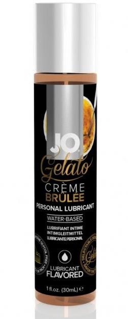 Лубрикант с ароматом крем-брюле JO GELATO CREME BRULEE - 30 мл. - System JO - купить с доставкой в Новошахтинске