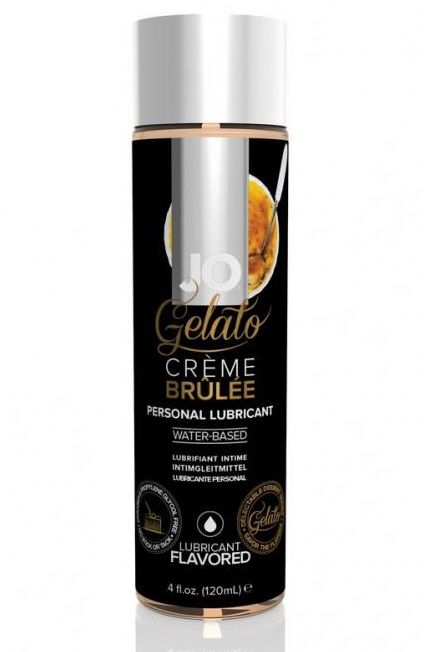 Лубрикант с ароматом крем-брюле JO GELATO CREME BRULEE - 120 мл. - System JO - купить с доставкой в Новошахтинске