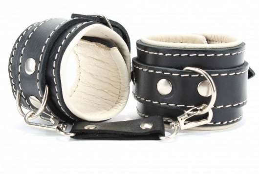 Оковы на ноги со светлым подкладом - БДСМ Арсенал - купить с доставкой в Новошахтинске