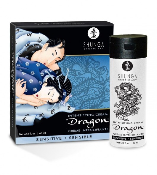 Интимный мужской крем SHUNGA DRAGON SENSITIVE - 60 мл. - Shunga - купить с доставкой в Новошахтинске