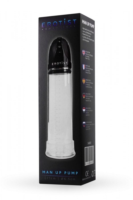 Автоматическая вакуумная помпа Man up pump - Erotist Adult Toys - в Новошахтинске купить с доставкой