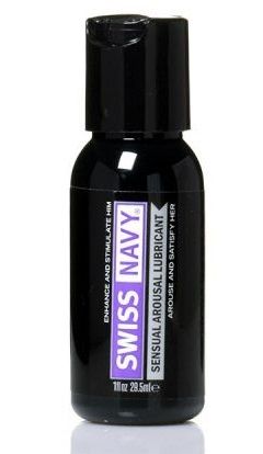 Возбуждающий гель-лубрикант на водной основе Sensual Arousal Lubricant  - 29,5 мл. - Swiss navy - купить с доставкой в Новошахтинске