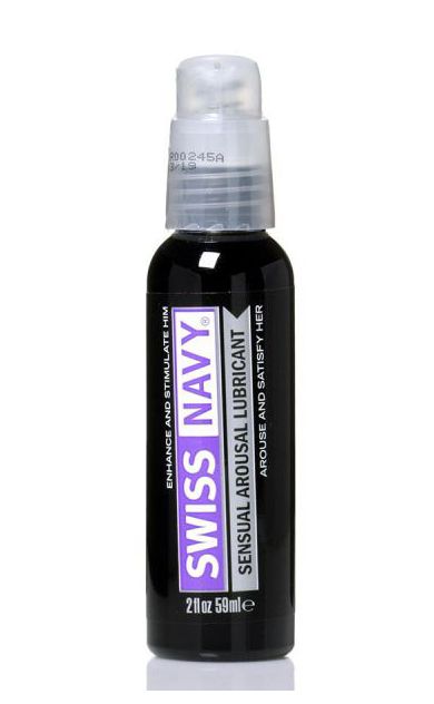 Возбуждающий гель-лубрикант на водной основе Sensual Arousal Lubricant - 59 мл. - Swiss navy - купить с доставкой в Новошахтинске