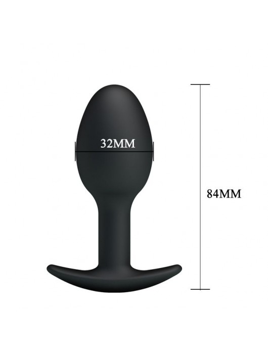 Анальный стимулятор с ограничительным основанием - 8,4 см. - Baile