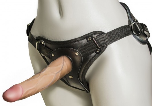 Женский страпон с вагинальной пробкой Woman Strap - 18 см. - LOVETOY (А-Полимер) - купить с доставкой в Новошахтинске