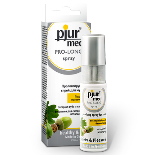 Пролонгирующий спрей с экстрактом дуба и пантенолом pjur MED Pro-long Spray - 20 мл. - Pjur - купить с доставкой в Новошахтинске