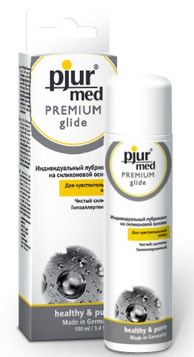 Гипоаллергенный силиконовый лубрикант pjur MED Premium glide - 100 мл. - Pjur - купить с доставкой в Новошахтинске