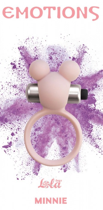 Розовое эрекционное виброколечко Emotions Minnie Light pink - Lola Games - в Новошахтинске купить с доставкой