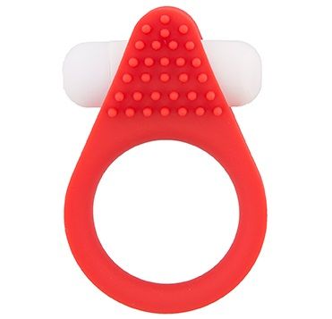 Красное эрекционное кольцо LIT-UP SILICONE STIMU RING 1 RED - Dream Toys - в Новошахтинске купить с доставкой