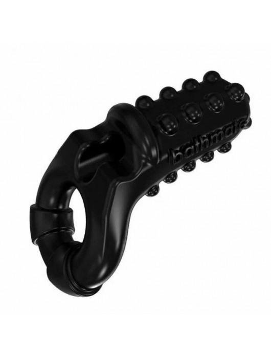 Чёрное эрекционное виброкольцо Tickle - Bathmate - в Новошахтинске купить с доставкой