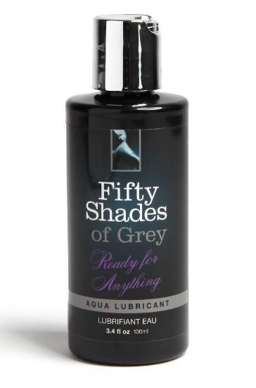 Лубрикант на водной основе Ready for Anything Aqua Lubricant - 100 мл. - Fifty Shades of Grey - купить с доставкой в Новошахтинске
