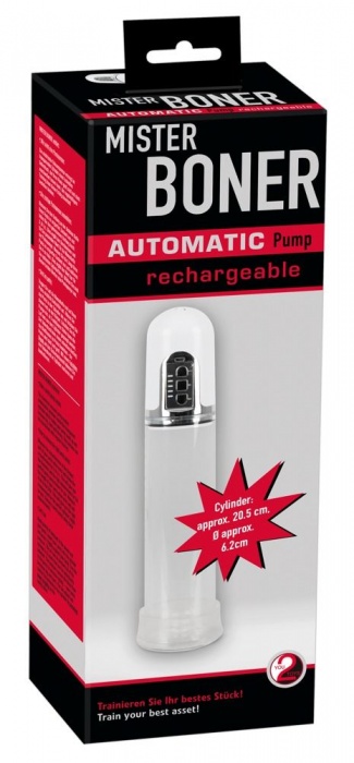 Белая автоматическая вакуумная помпа Mister Boner - Orion - в Новошахтинске купить с доставкой