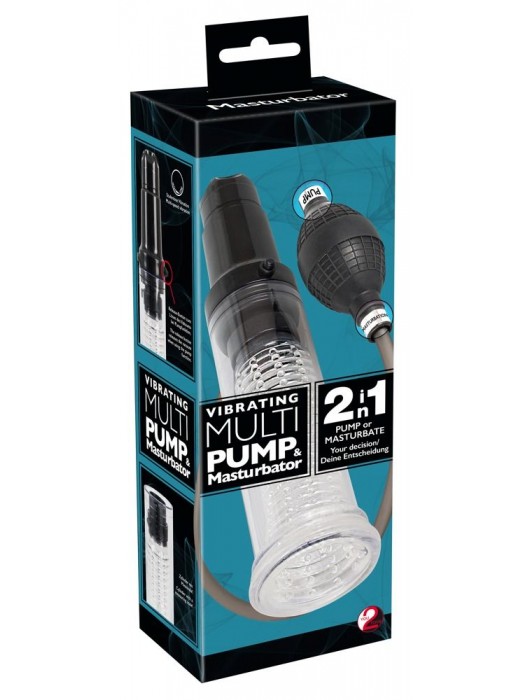 Вакуумная помпа-мастурбатор Vibrating Multi Pump   Masturbator - Orion - в Новошахтинске купить с доставкой