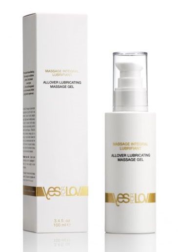 Массажный гель-смазка на силиконовой основе Allover Massage Gel - 100 мл. - YESforLOV - купить с доставкой в Новошахтинске