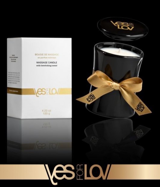 Массажная аромасвеча BEWITCHING MASSAGE CANDLE - 120 мл. - YESforLOV - купить с доставкой в Новошахтинске