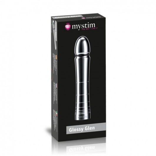 Фаллоимитатор для электростимуляции Glossy Glen Dildo - 14 см. - MyStim - купить с доставкой в Новошахтинске