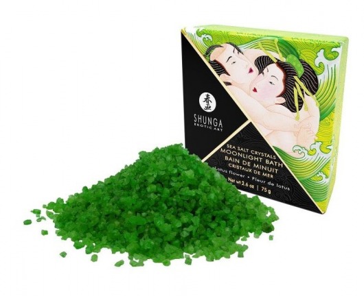 Соль для ванны Bath Salts Lotus Flower с ароматом цветков лотоса - 75 гр. -  - Магазин феромонов в Новошахтинске