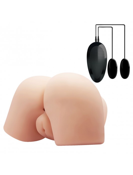 Вагина и попка с вибрацией CRAZY BULL - Baile - в Новошахтинске купить с доставкой