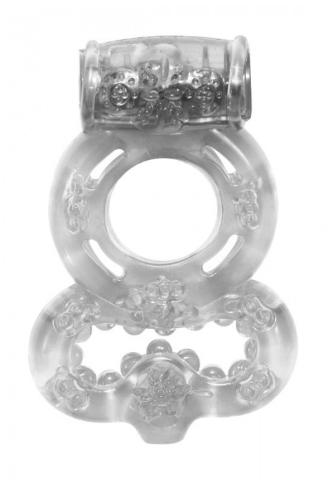 Прозрачное эрекционное кольцо Rings Treadle с подхватом - Lola Games - в Новошахтинске купить с доставкой