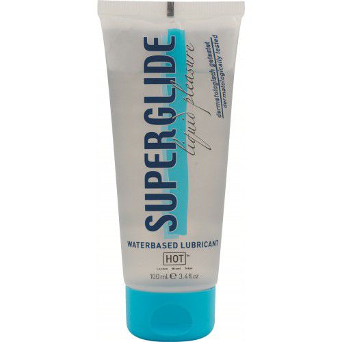 Интимная смазка на водной основе Superglide - 100 мл. - HOT - купить с доставкой в Новошахтинске