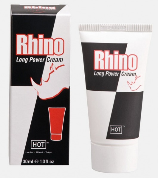Крем-пролонгатор для мужчин Rhino - 30 мл. - HOT - купить с доставкой в Новошахтинске