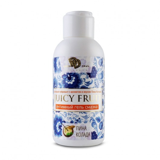 Интимный гель на водной основе JUICY FRUIT с ароматом пина колада - 100 мл. - БиоМед - купить с доставкой в Новошахтинске