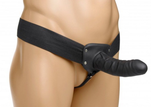 Полый страпон Erection Assist - 15,2 см. - XR Brands - купить с доставкой в Новошахтинске