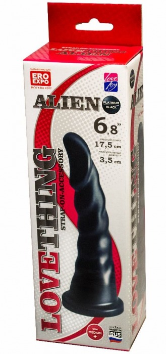 Насадка для трусиков харнесс Alien - 17,5 см. - LOVETOY (А-Полимер) - купить с доставкой в Новошахтинске