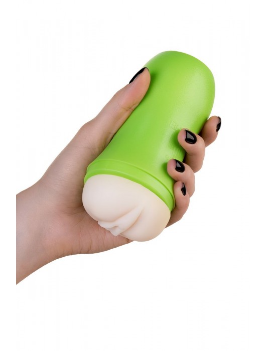 Мастурбатор-вагина A-Toys в зеленой колбе - A-toys - в Новошахтинске купить с доставкой