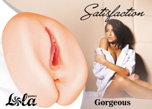 Мастурбатор с 2 тоннелями Satisfaction Gorgeous - Lola Games - в Новошахтинске купить с доставкой