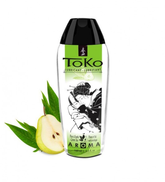 Интимный гель TOKO Pear   Exotic Green Tea с ароматом груши и зеленого чая - 165 мл. - Shunga - купить с доставкой в Новошахтинске